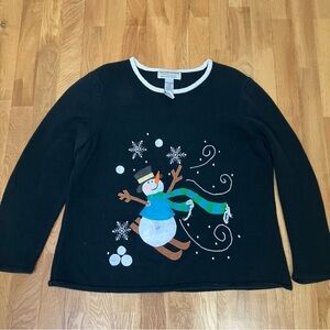 Tiara International Vintage Ugly Christmas Sweater